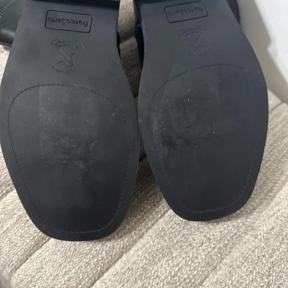 Franco Sarto Black Leather Ankle Booties - Picture 7 of 7